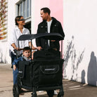 Wonderfold L4 Quad Stroller Wagon - Black - ebebek - Black Friday