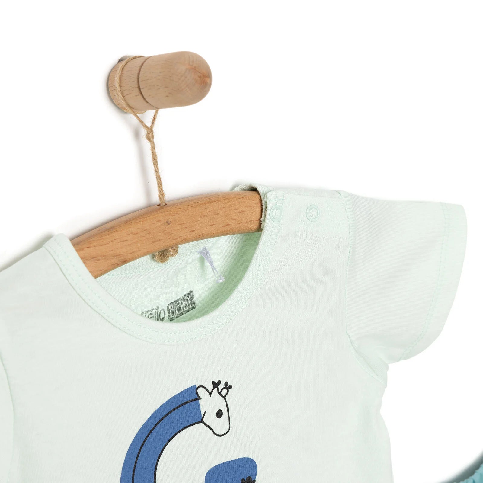 HelloBaby Boy T-shirt & Short - Turquois - ebebek - Black Friday