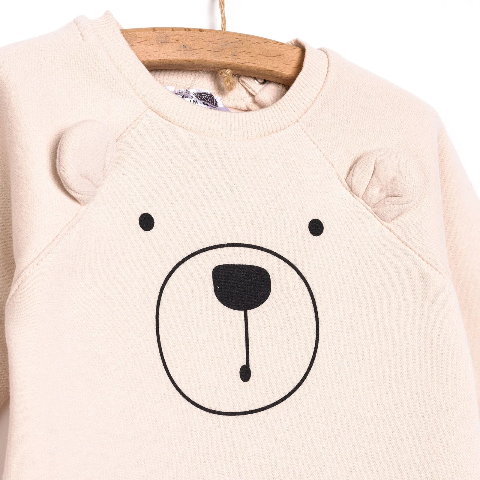 HelloBaby Newborn Boy Figure Jumpsuit - Beige - ebebek - Black Friday