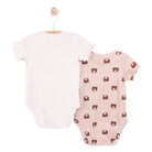 HelloBaby Short Sleeve Body 2 Pcs - Brown - ebebek - Black Friday