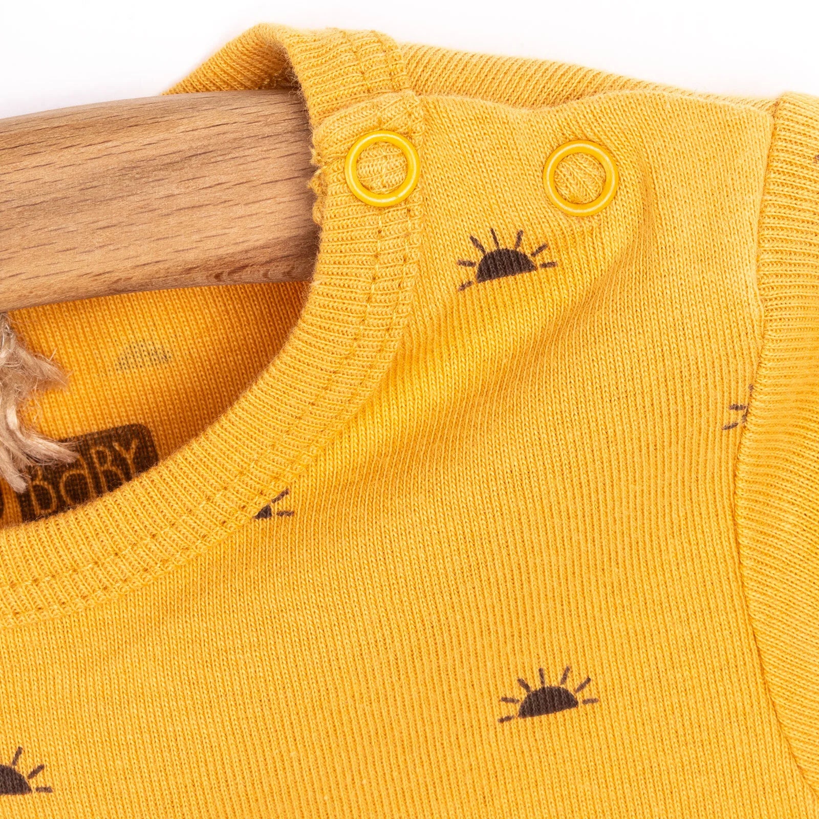 HelloBaby Baby Girl Short Sleeve Body - Mustard - ebebek - Black Friday