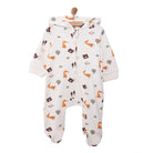 HelloBaby Newborn Hooded Jumpsuit - Beige - ebebek - Black Friday