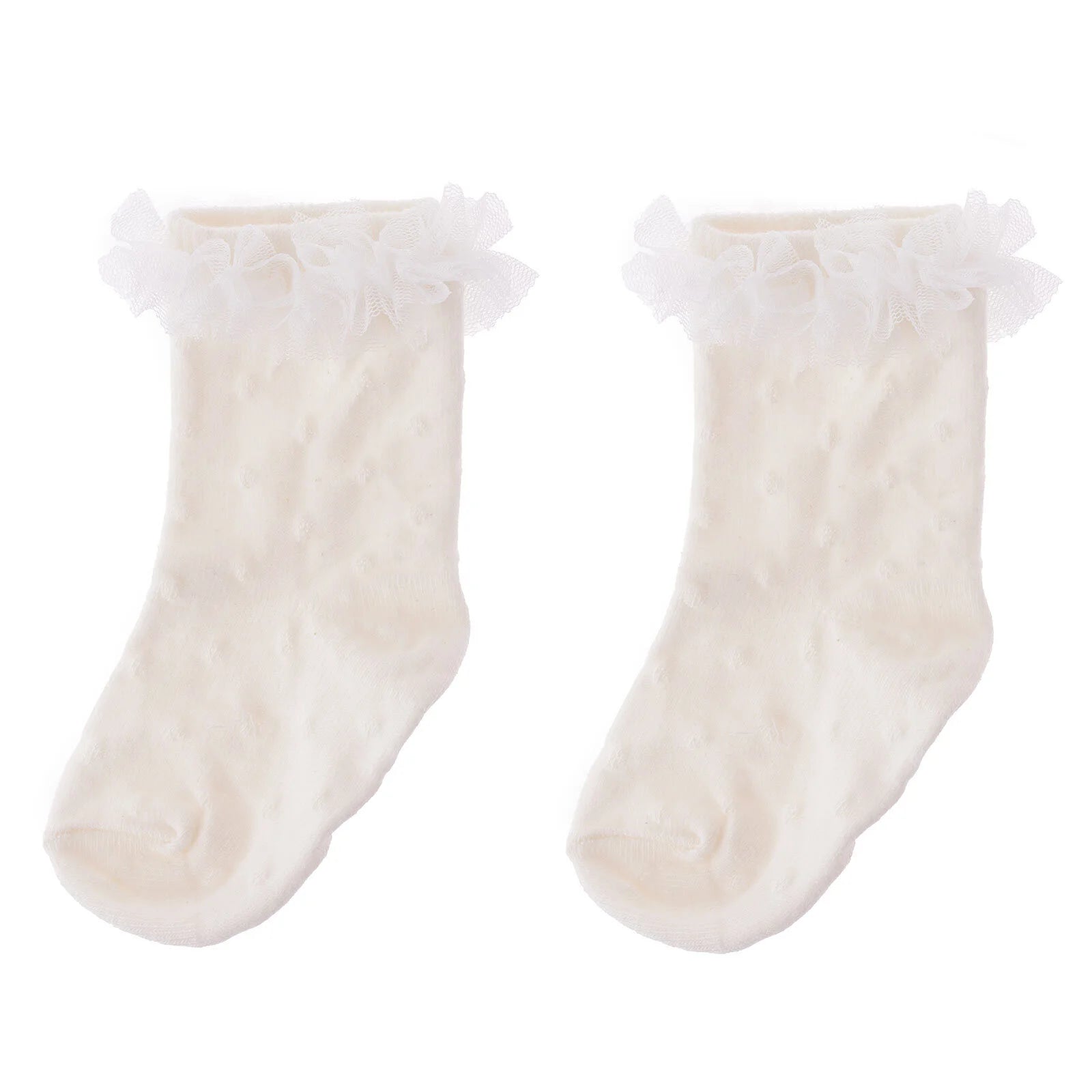 HelloBaby Girl Socks with Lace - White - ebebek - Black Friday