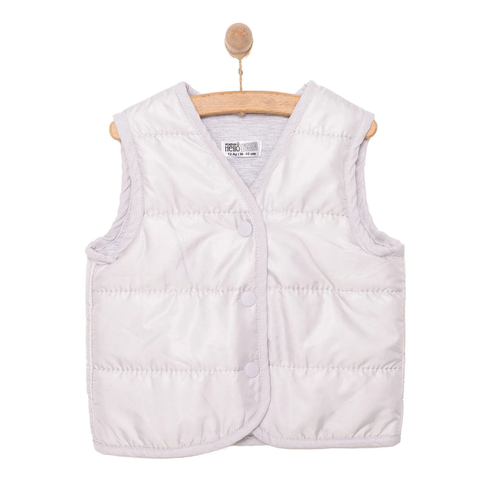 HelloBaby Basic Girl Seasonal Vest - Grey - ebebek - Black Friday