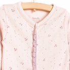 Bebetto Newborn Nature Footed Jumpsuit - Powder - ebebek - Black Friday