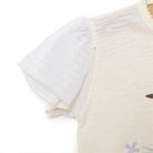 Bebetto Cute Fairy Girl Tshirt - Short - Ecru - ebebek - Black Friday