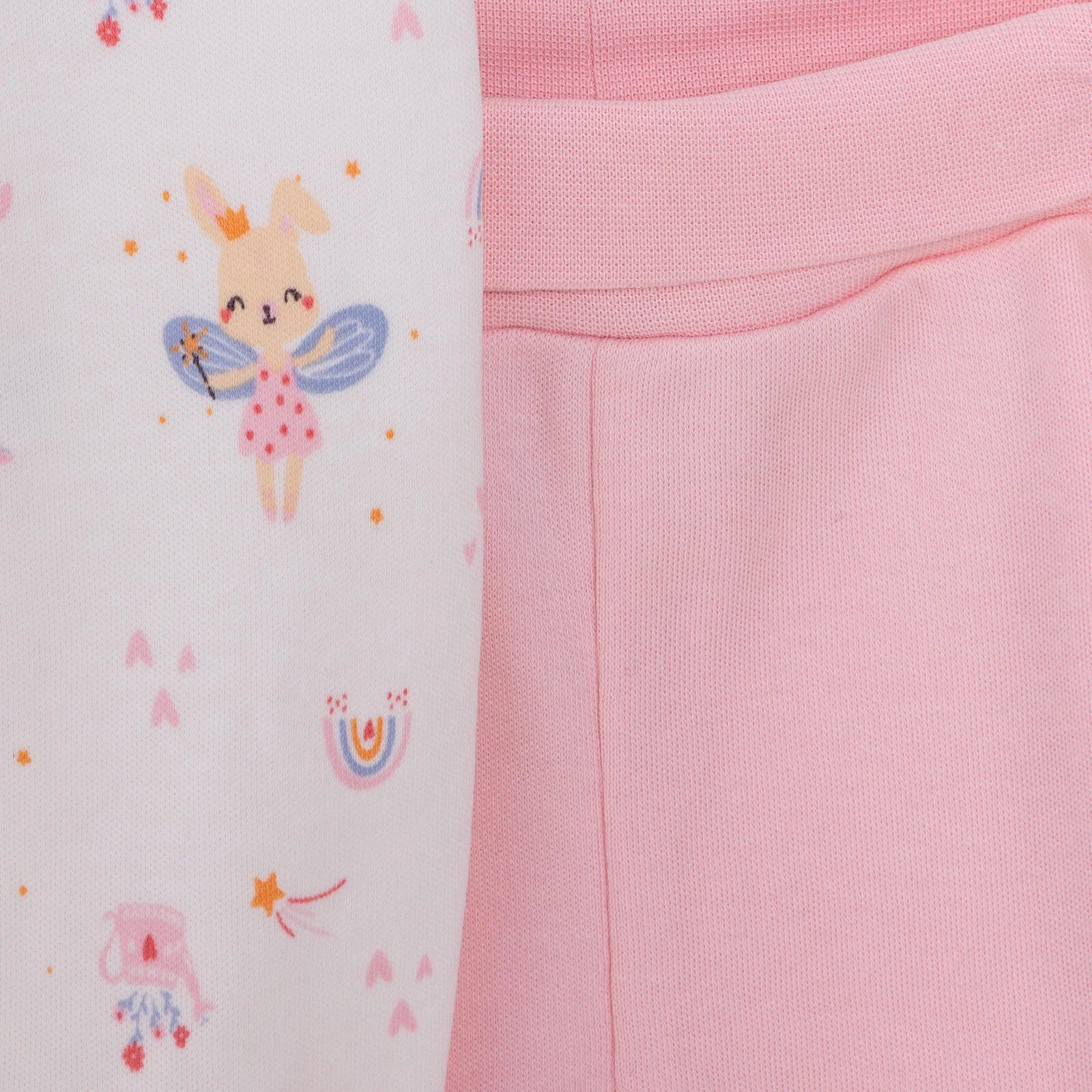 HelloBaby Newborn 2 Pcs Footed Leggings - Pink - ebebek - Black Friday