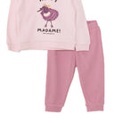 HelloBaby Basic Girl Madame Printed Jogging Set - Pink - ebebek - Black Friday
