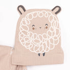 Bebetto Newborn Baby Girl Top - Footed Jumpsuit - Hat - Beige - ebebek - Black Friday