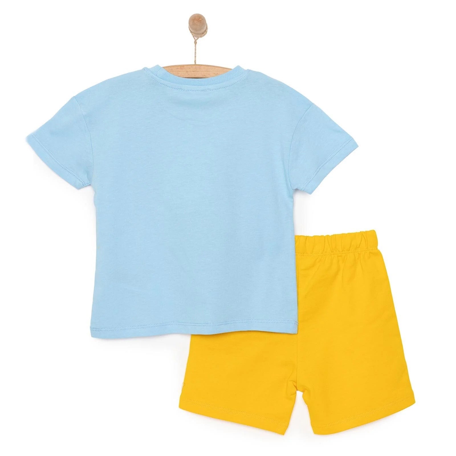 HelloBaby Motto Boy Boy Tshirt - Short - Blue - ebebek - Black Friday