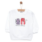 HelloBaby Basic Sweatshirt - Ecru - ebebek - Black Friday