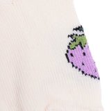 HelloBaby Girls 3 - Pack Ankle Socks Strawberry Print - Ecru Ecru - ebebek