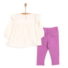 HelloBaby Baby Girl Blouse - Tights - Beige - ebebek - Black Friday