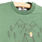 HelloBaby Basic Low Raised Camp Themed Sweatshirt - Dark Green - ebebek - Black Friday