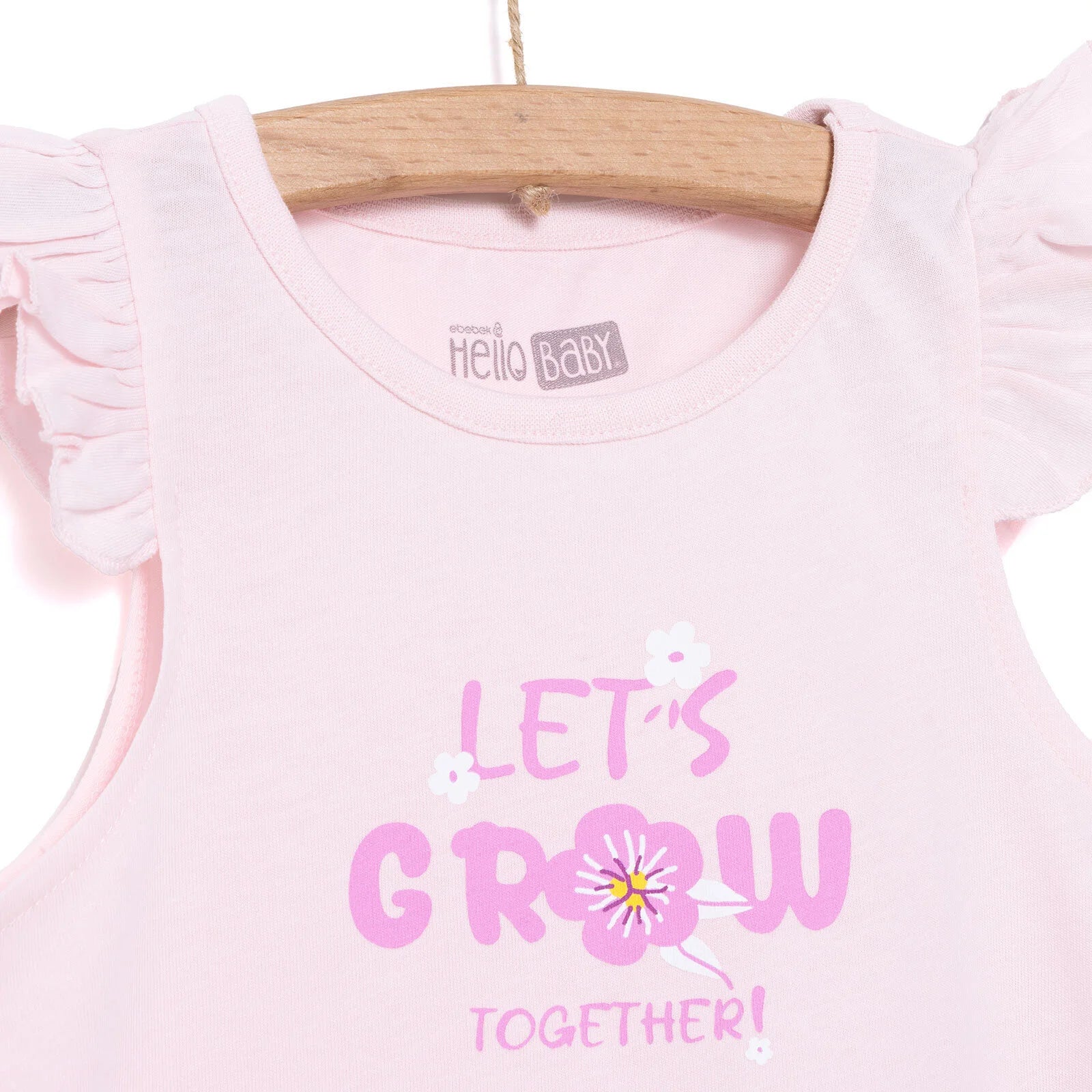 HelloBaby Basic Girl Grow Together Printed Tshirt - Pink - ebebek - Black Friday