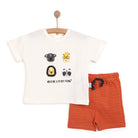 Bebetto Good Adventure Boy Tshirt - Short - Ecru - ebebek - Black Friday