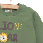 HelloBaby Basic Sweatshirt - Dark Green - ebebek - Black Friday