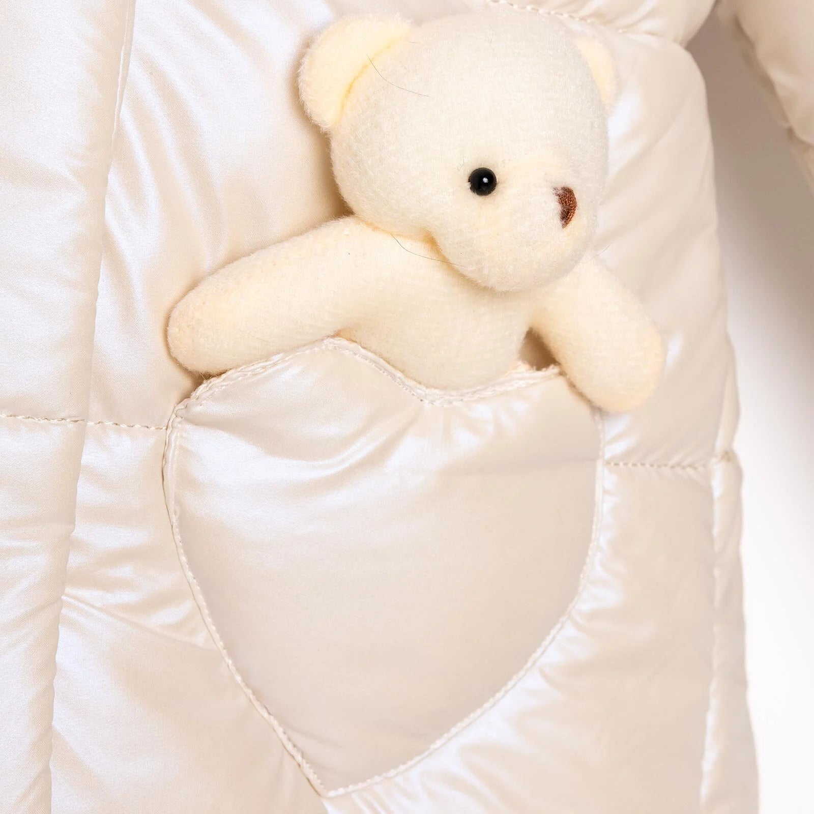 Midimod Basic Girl Rabbit Pocket Coat - Yellow - ebebek - Black Friday