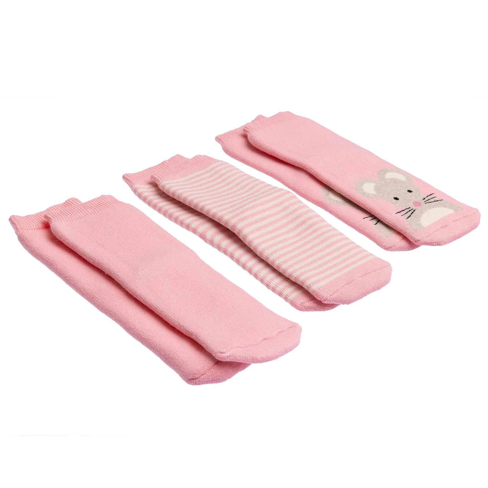 HelloBaby Baby Girl Chenille Socks 3 Pcs - Light Pink - ebebek - Black Friday