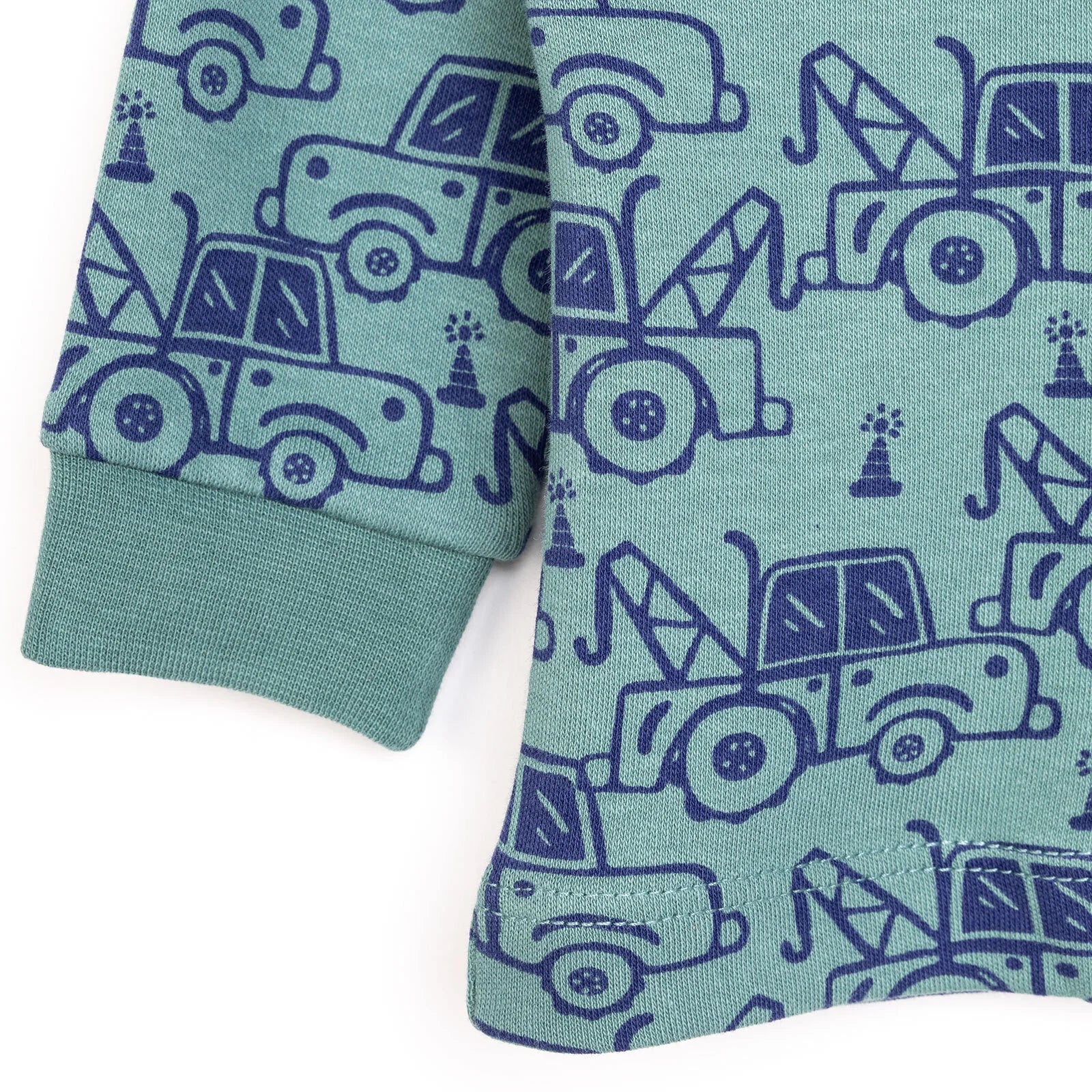 HelloBaby Baby Boy Long Sleeve Pyjamas Set - Dark Green - ebebek - Black Friday