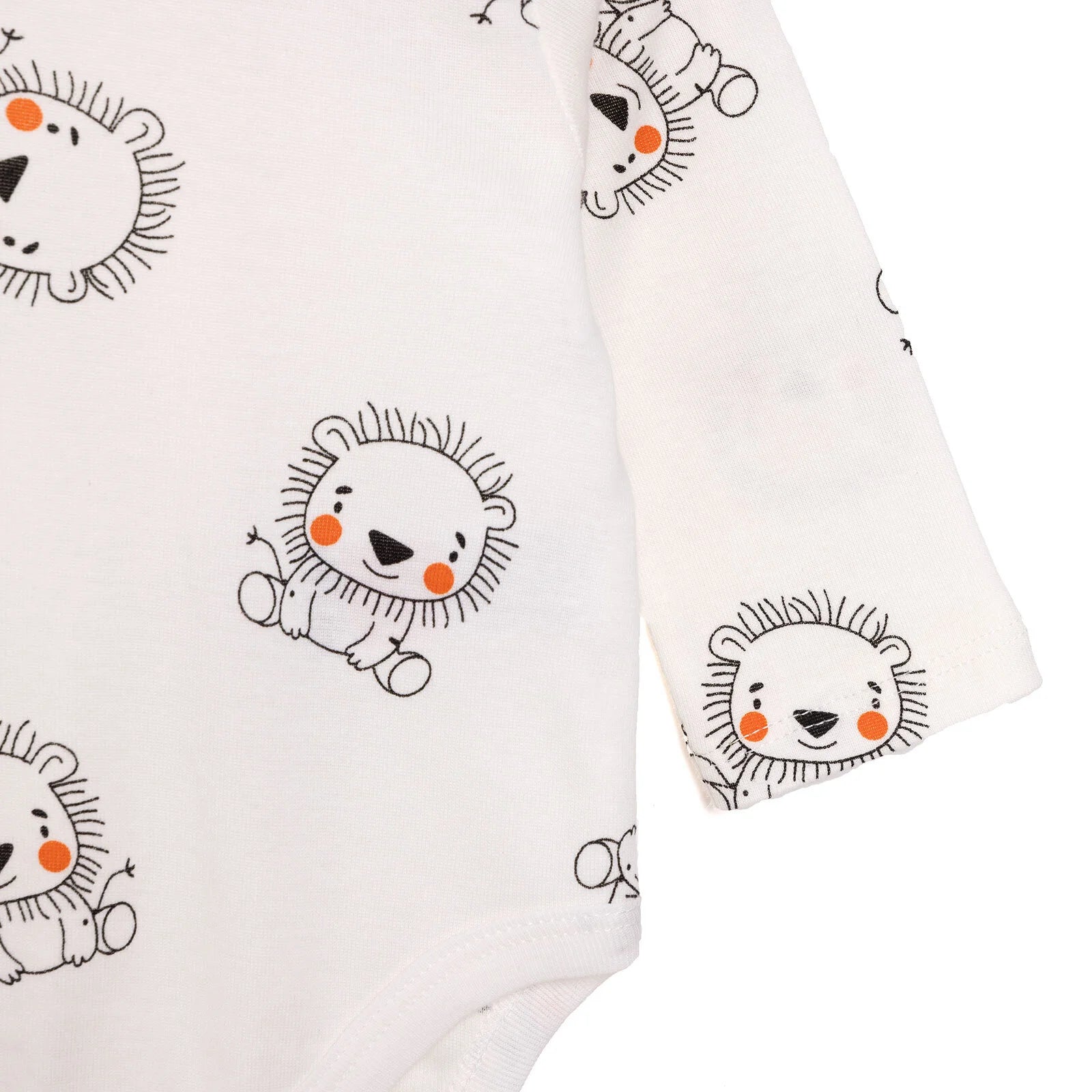 HelloBaby Boy Long Sleeve Bodysuit - Ecru - ebebek - Black Friday