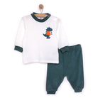 HelloBaby Boy Long Sleeve Pyjamas Set - Ecru - ebebek - Black Friday