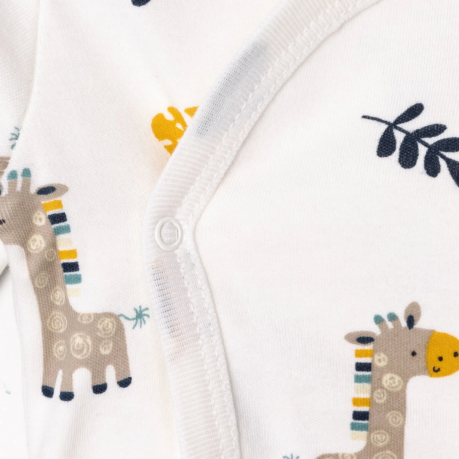 HelloBaby Boy Wrapover Top - Footed Bottom - Ecru - ebebek - Black Friday