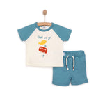Bebetto Newborn Sürprise Travel Tshirt - Short - Blue - ebebek - Black Friday