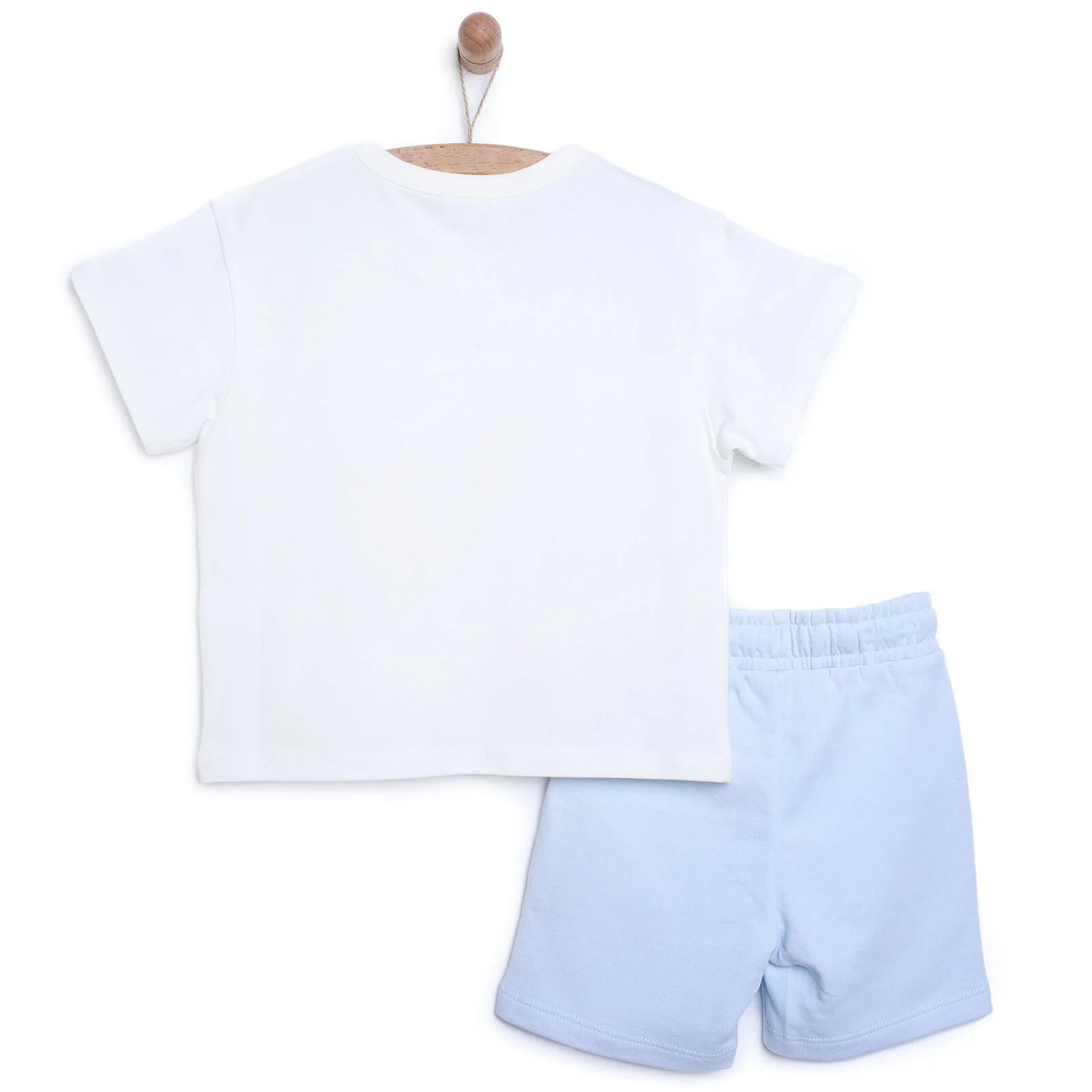 Luess Happy Baby Boy T-shirt - Short - Light Blue - ebebek - Black Friday