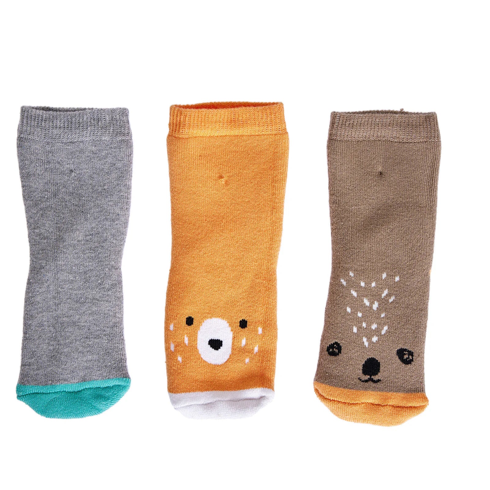 HelloBaby Baby Boy Chenille Socks 3 Pcs - Orange - ebebek - Black Friday