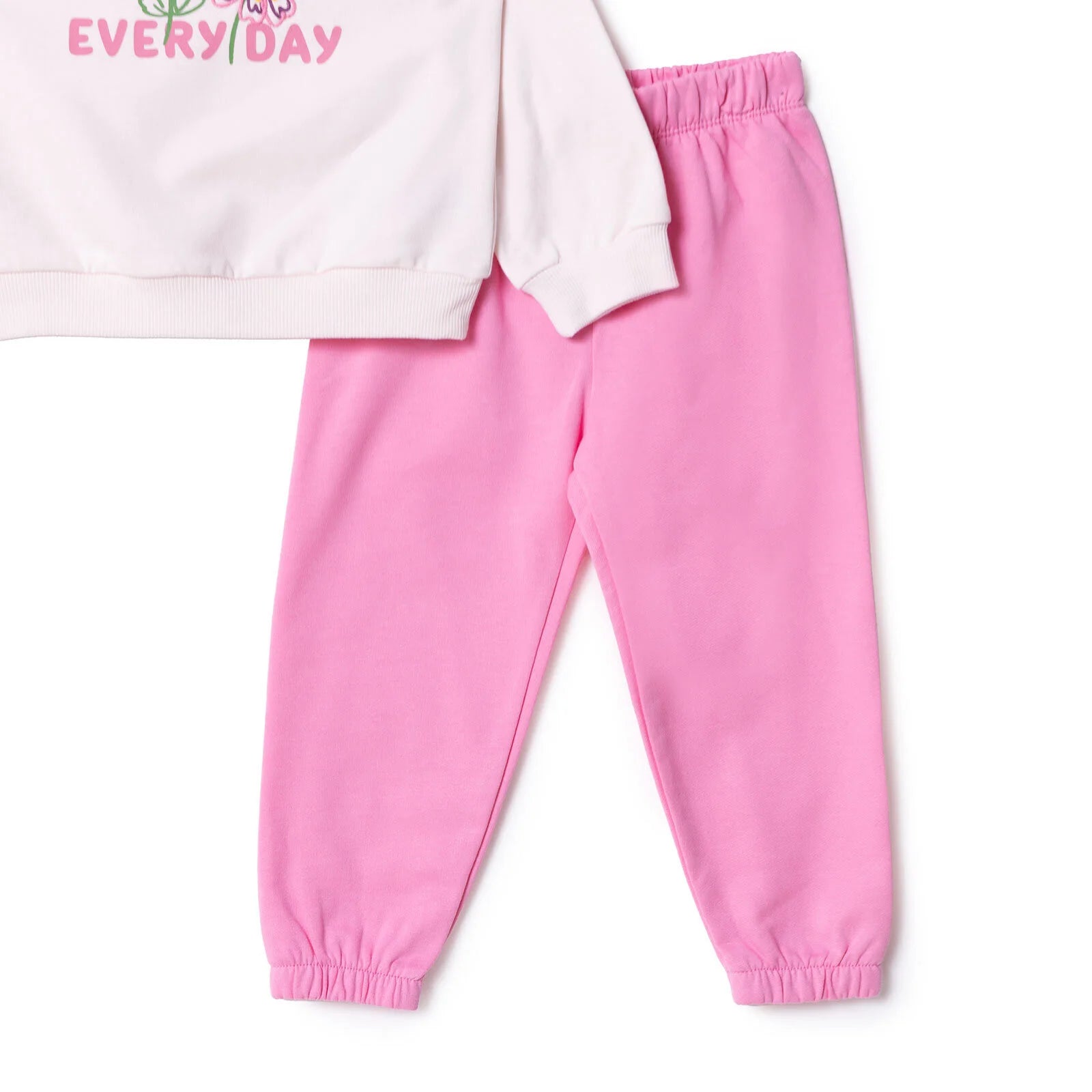HelloBaby Motto Girl Jogging Set - Light Pink - ebebek - Black Friday