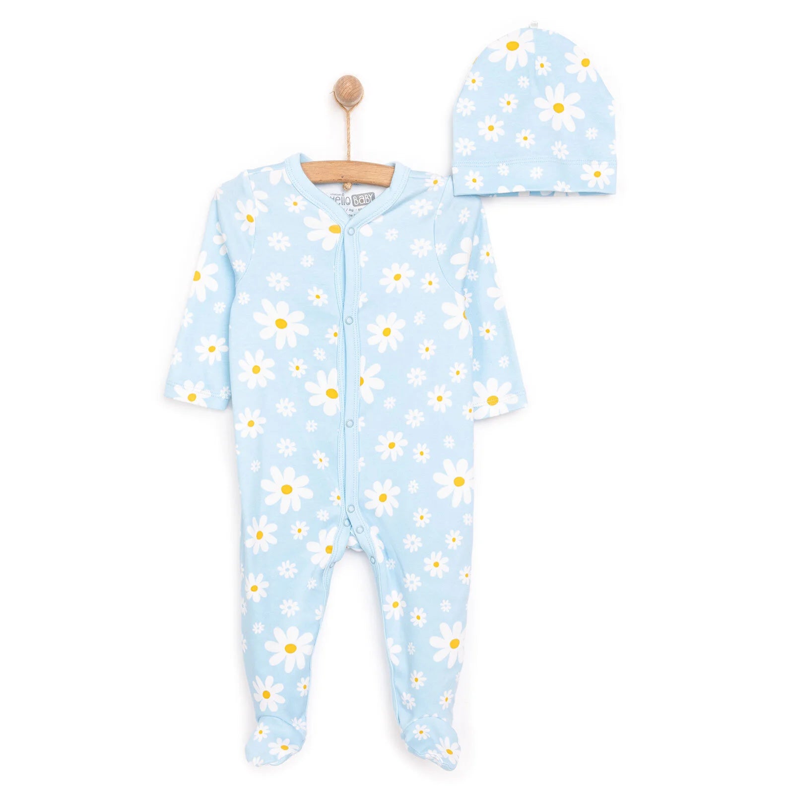 HelloBaby Girl Jumpsuit - Hat - Blue - ebebek - Black Friday