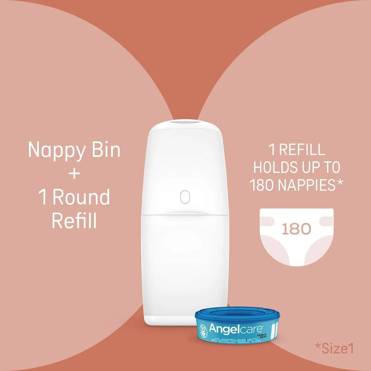 Angelcare Nappy Disposal System - White - ebebek - Black Friday