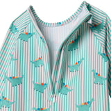 Baby Boy Swimsuit Dinosaur Print - Green Green - ebebek