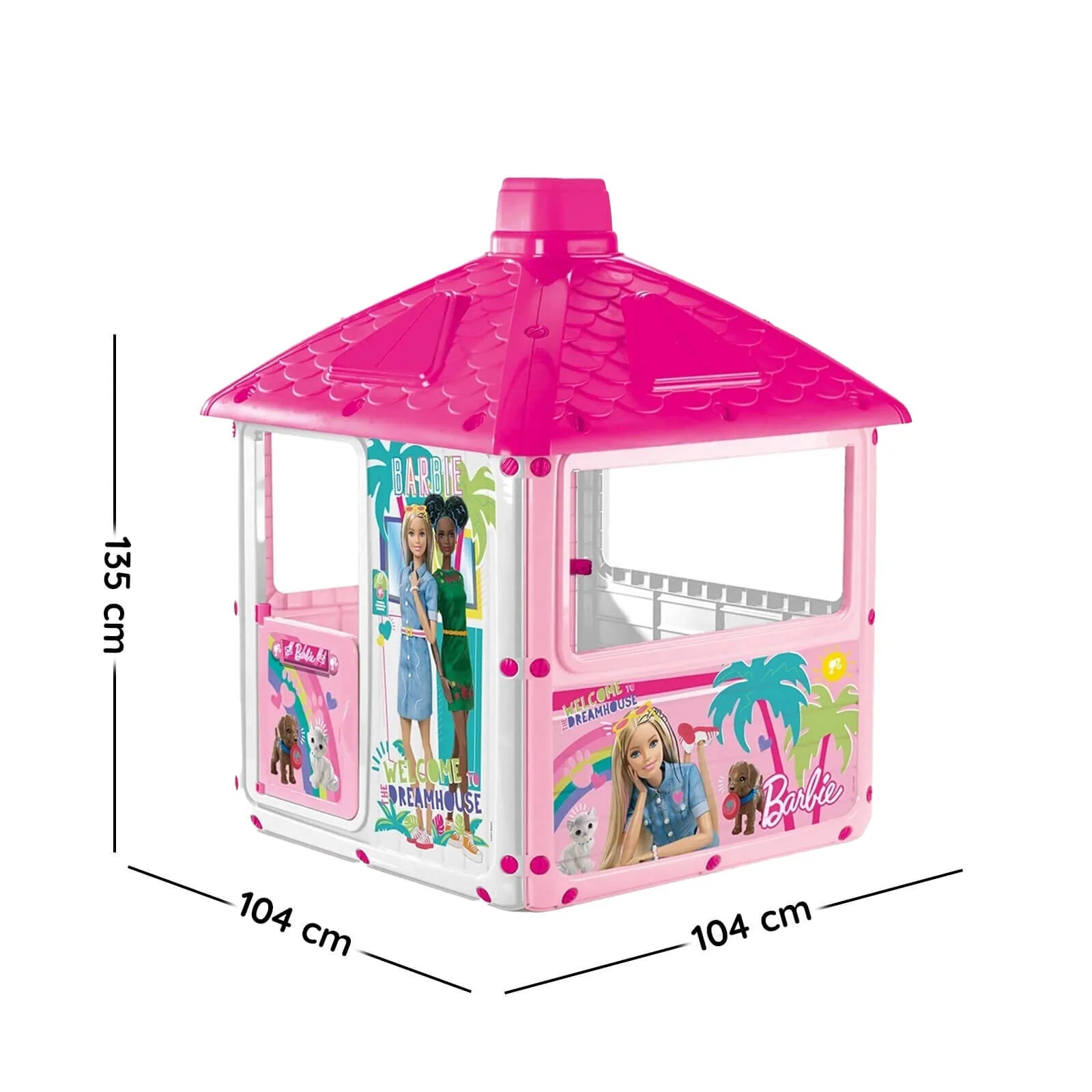 Outlet - Dolu Barbie Play House 135x104x104cm - ebebek - Black Friday