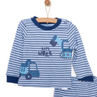 HelloBaby Baby Boy Long Sleeve Pyjamas Set - Dark Blue - ebebek - Black Friday