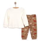 HelloBaby Boy Long Sleeve Pyjamas Set - Ecru - ebebek - Black Friday