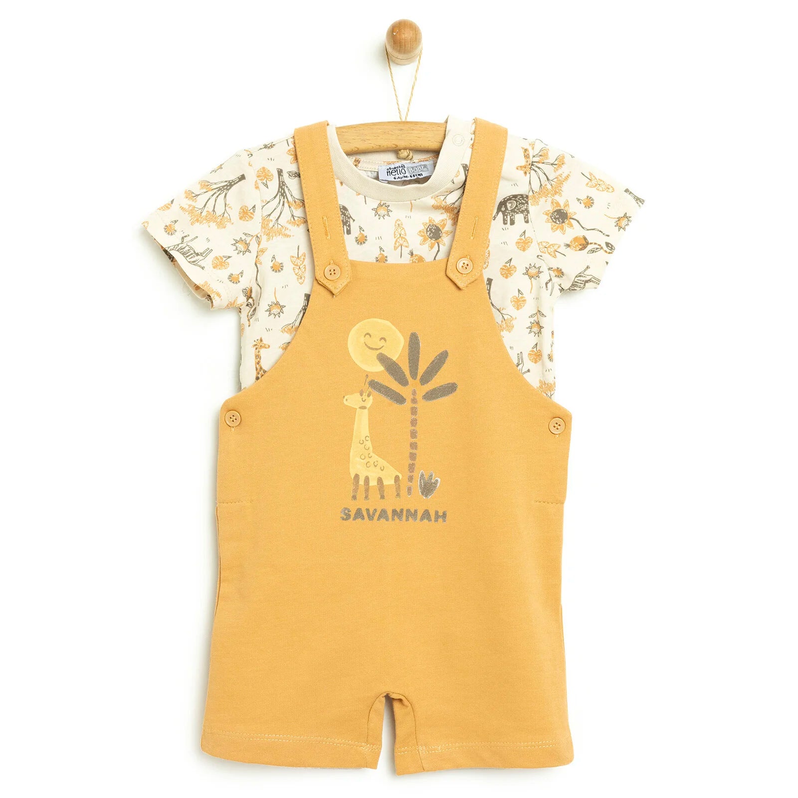 HelloBaby Bacic Baby Boy T-shirt - Dungaree - Nude - ebebek - Black Friday