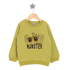 HelloBaby Basic Low Raised Monster Print - Green - ebebek - Black Friday