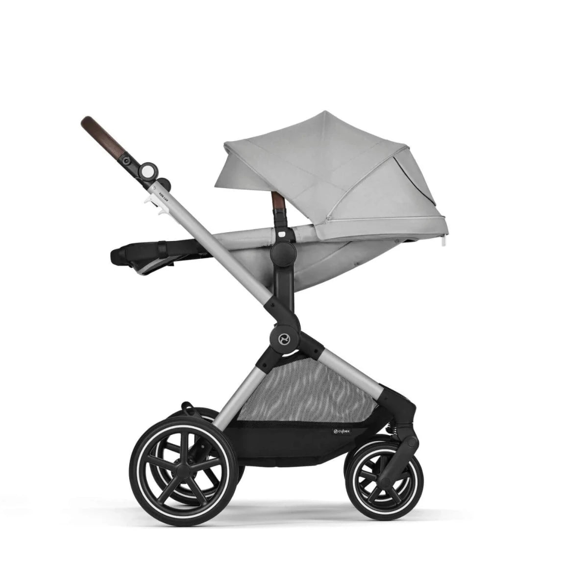 Cybex Eos Lux Silver 2 - in - 1 Pushchair - Lava Grey Lava Grey - ebebek