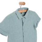 HelloBaby Boy Shirt - Dark Green - ebebek - Black Friday