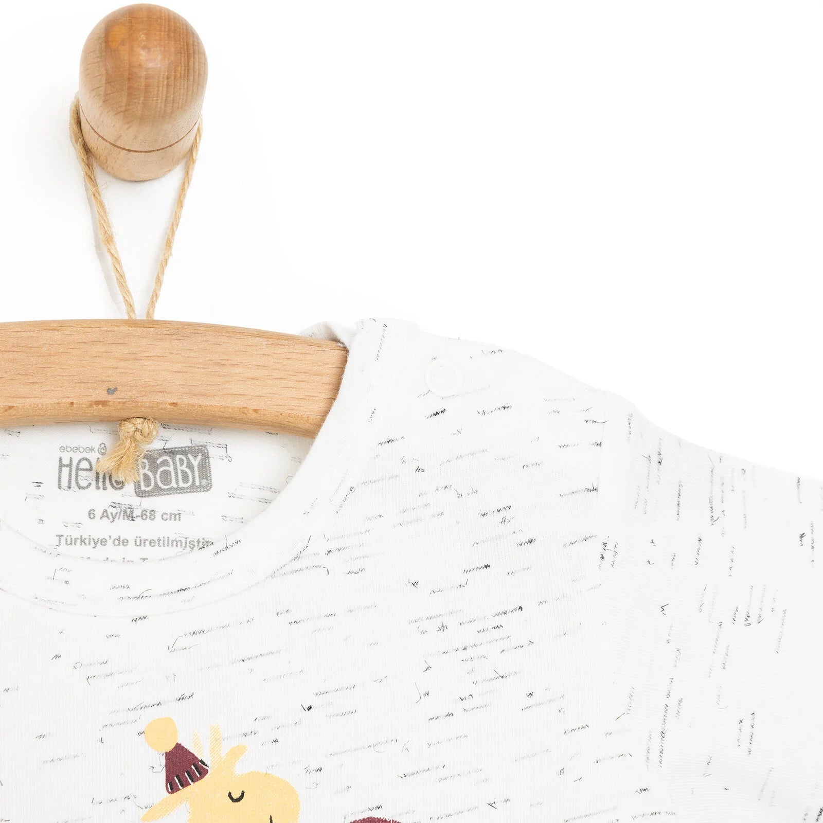 HelloBaby Baby Boy Short Sleeve Pyjamas Set - White - ebebek - Black Friday