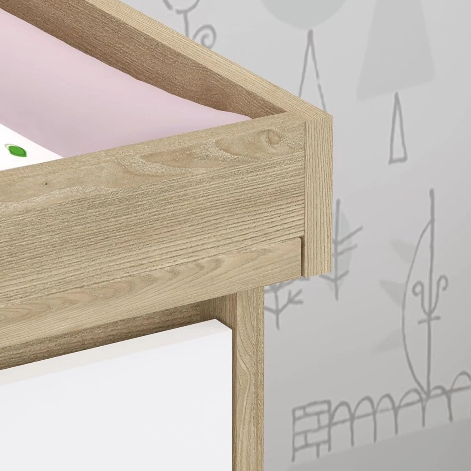 Shefa Kids 880 Baby Changing Unit - Cremona Oak/White - ebebek - Black Friday