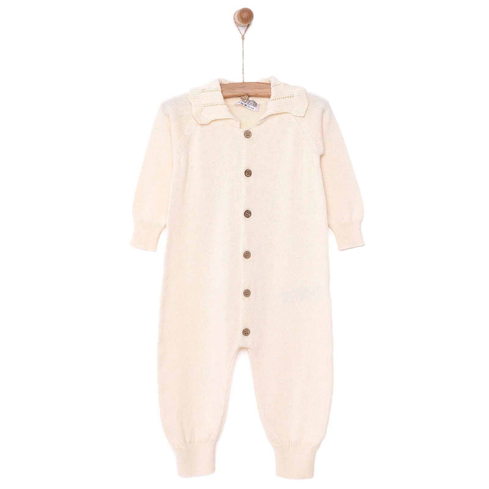 HelloBaby Newborn Baby Girl Jumpsuit - Ecru - ebebek - Black Friday