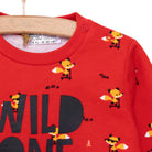 HelloBaby Basic Low Raised Wind One Printed Sweatshirt - Printed - ebebek - Black Friday