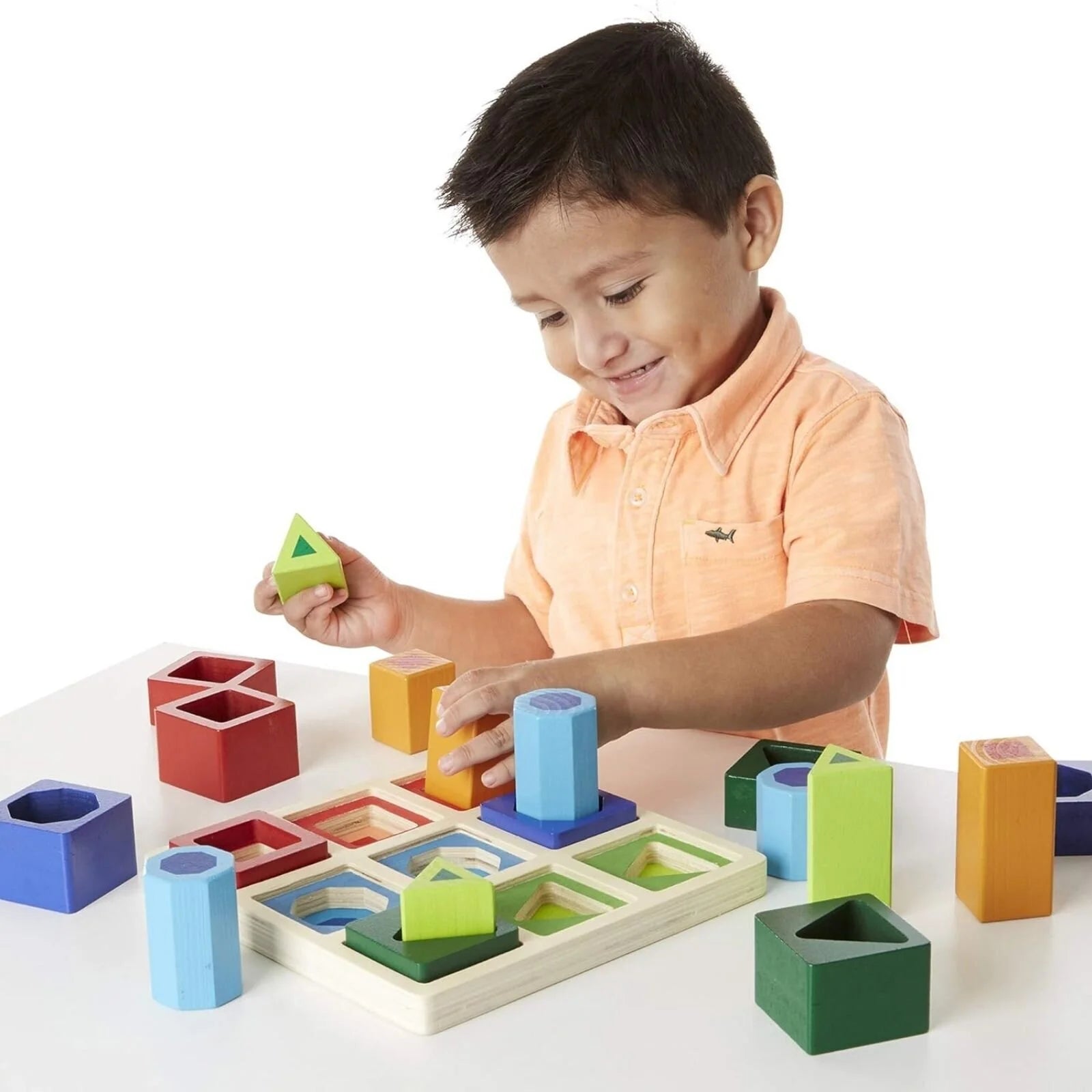 Melissa & Doug Shape Sequence Wooden Sorting Set - ebebek - Black Friday