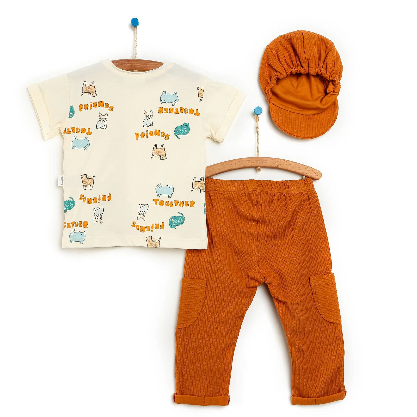 Bebetto Basic T-Shirt - Leggings - Mustard - ebebek - Black Friday