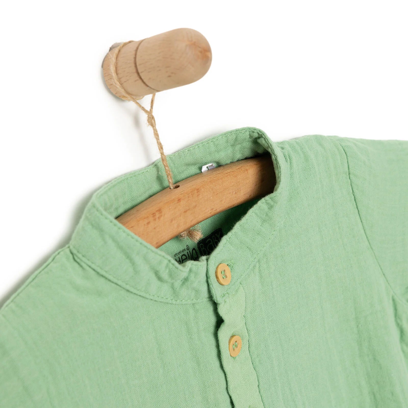 HelloBaby Baby Boy Shirt Body - Green - ebebek - Black Friday