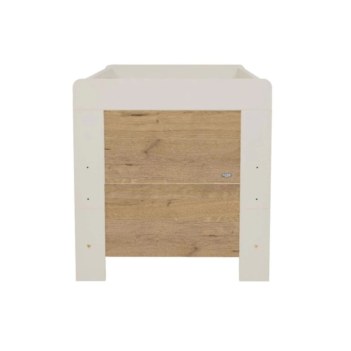 Tutti Bambini Alba Cot Bed - White Sand / Distressed Oak White Sand / Distressed Oak - ebebek