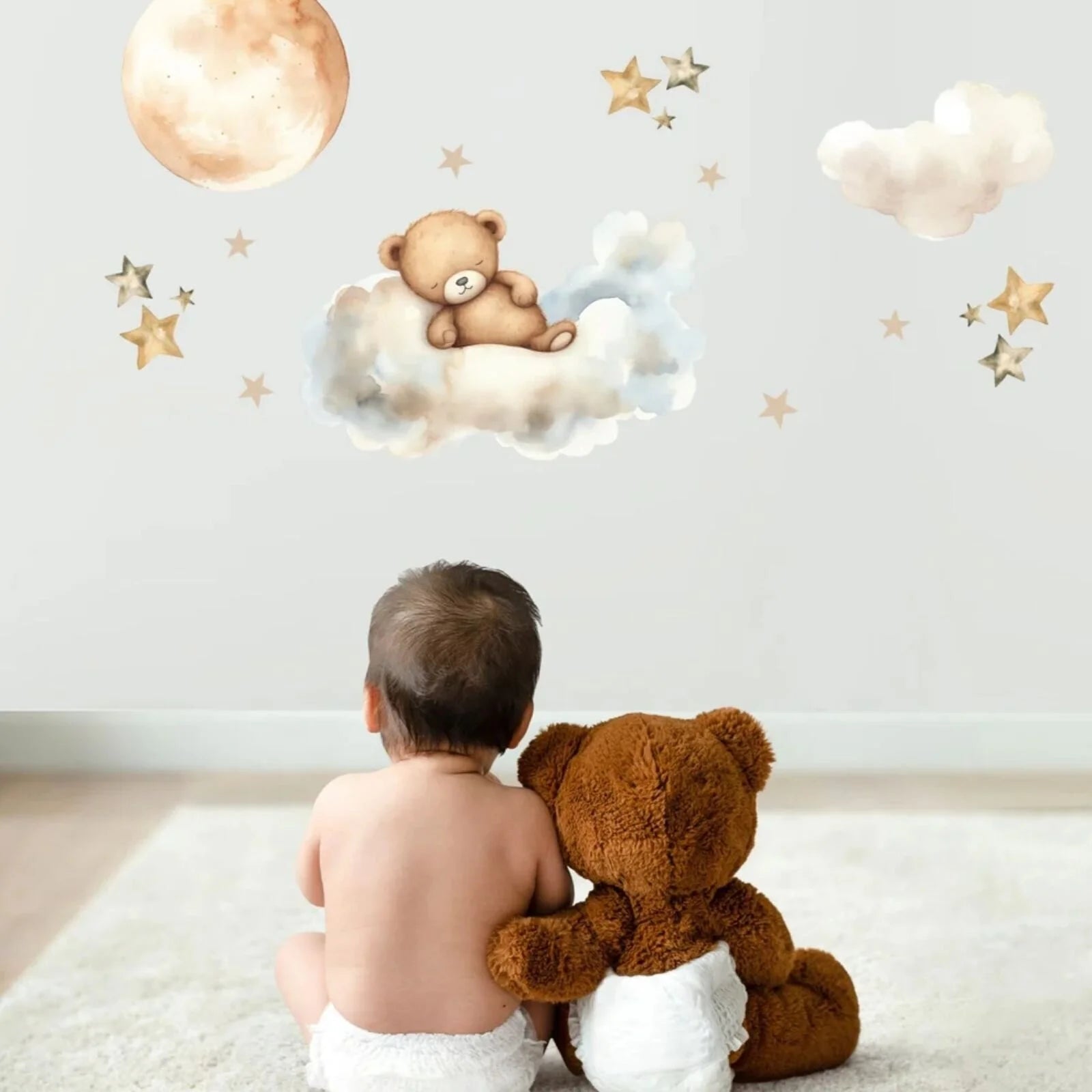 Live Vida Sleeping Bear Wall Sticker - ebebek - Black Friday